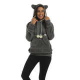 Winter Warm Pet Pouch Hoodie