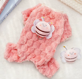 Dogs Fleece Jumpsuit