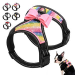 Dogs Bling Harnesses Vest With Bowknot