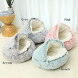 Winter Soft Plush Pet Bed