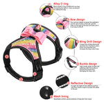 Dogs Bling Harnesses Vest With Bowknot