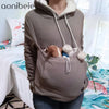 Winter Warm Pet Pouch Hoodie