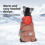 dog hooded cotton coat