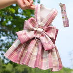 Summer Dog Dress Harness with Leash Set