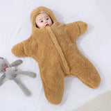 Baby Starfish Fleece Sleeping Pajamas