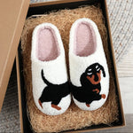 Plush Pug Slippers