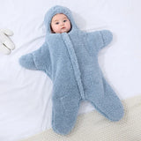 Baby Starfish Fleece Sleeping Pajamas