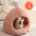 Cozy Plush Dog Winter House