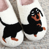 Plush Pug Slippers