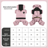 Fashionable Dog Snowsuit With Hood