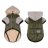dog hooded cotton coat