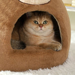 pet Winter Warm Cave Bed