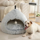 Cozy Plush Dog Winter House