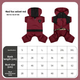 Fashionable Dog Snowsuit With Hood