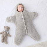 Baby Starfish Fleece Sleeping Pajamas