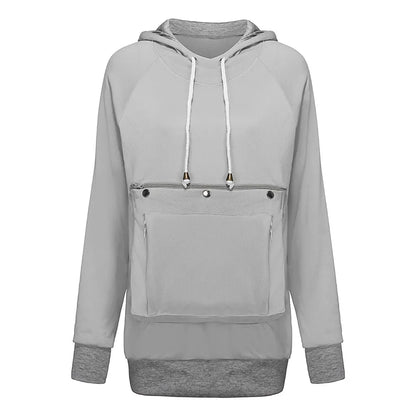Winter Warm Pet Pouch Hoodie