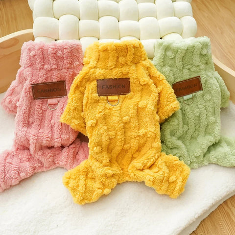 Dogs Fleece Jumpsuit