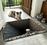 Halloween Front Door Mat 3D