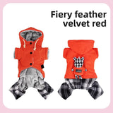 Dog Winter Warm Plush Hoodie