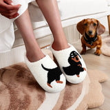 Plush Pug Slippers