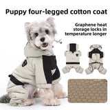 Fashionable Dog Snowsuit With Hood