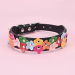 Colorful dog flower collar