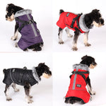 Winter Super Warm Dog Jacket with Harness