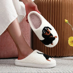 Plush Pug Slippers