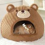 pet Winter Warm Cave Bed