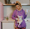 Winter Warm Pet Pouch Hoodie