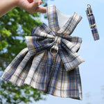 Summer Dog Dress Harness with Leash Set