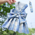 Summer Dog Dress Harness with Leash Set