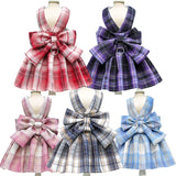 Summer Dog Dress Harness with Leash Set