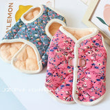 Floral Cotton Dog Vest