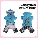 Dog Winter Warm Plush Hoodie