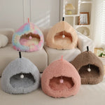 Cozy Plush Dog Winter House