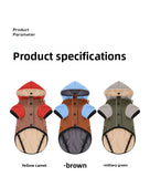 dog hooded cotton coat